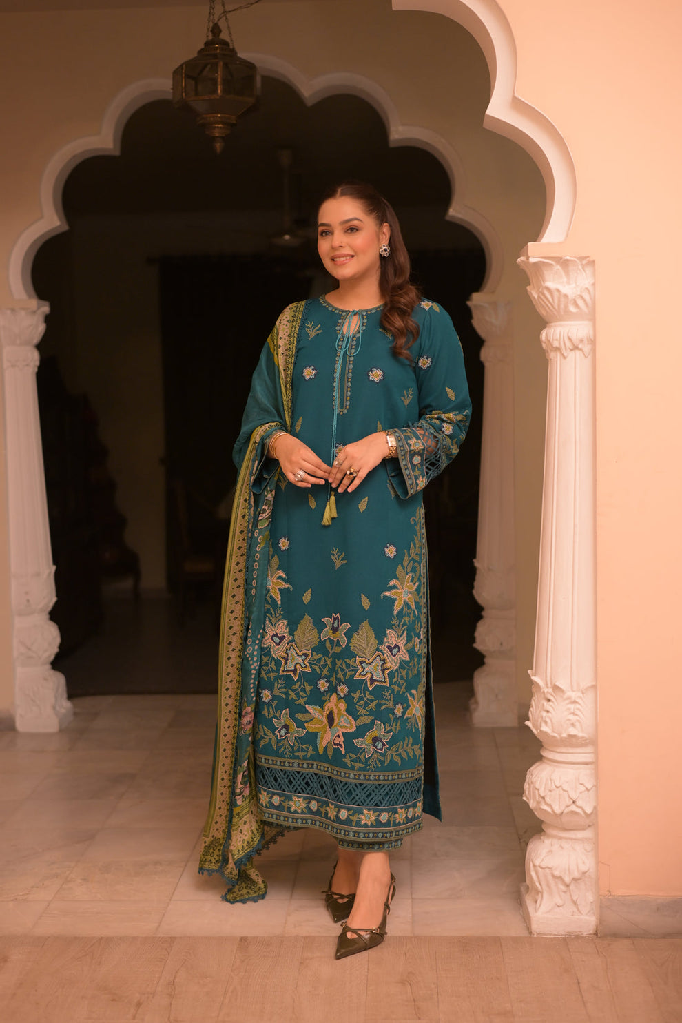 Hoorain Stitched 3 pcs