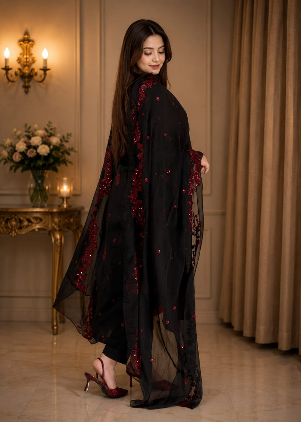 Hania Embroiderd 3Pcs