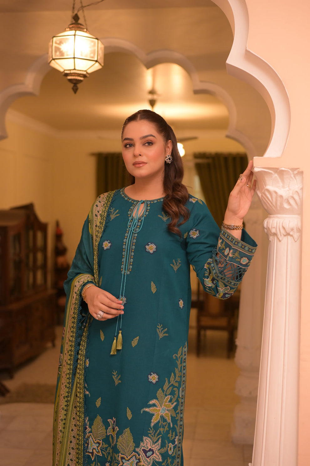 Hoorain Stitched 3 pcs