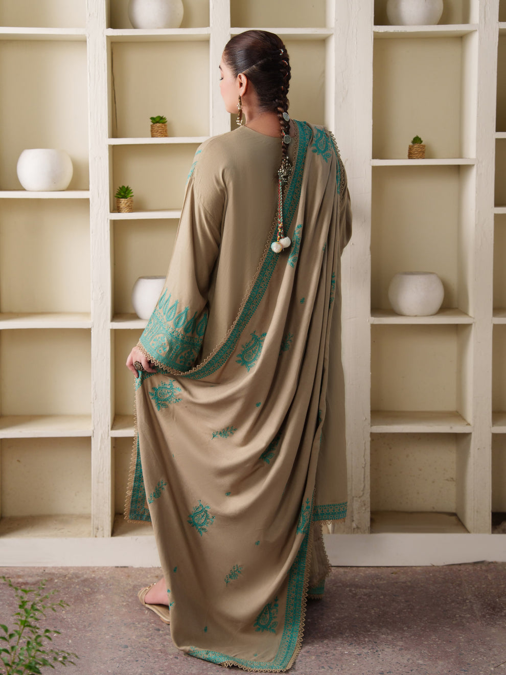 Eshal Emboriderd 3Pcs